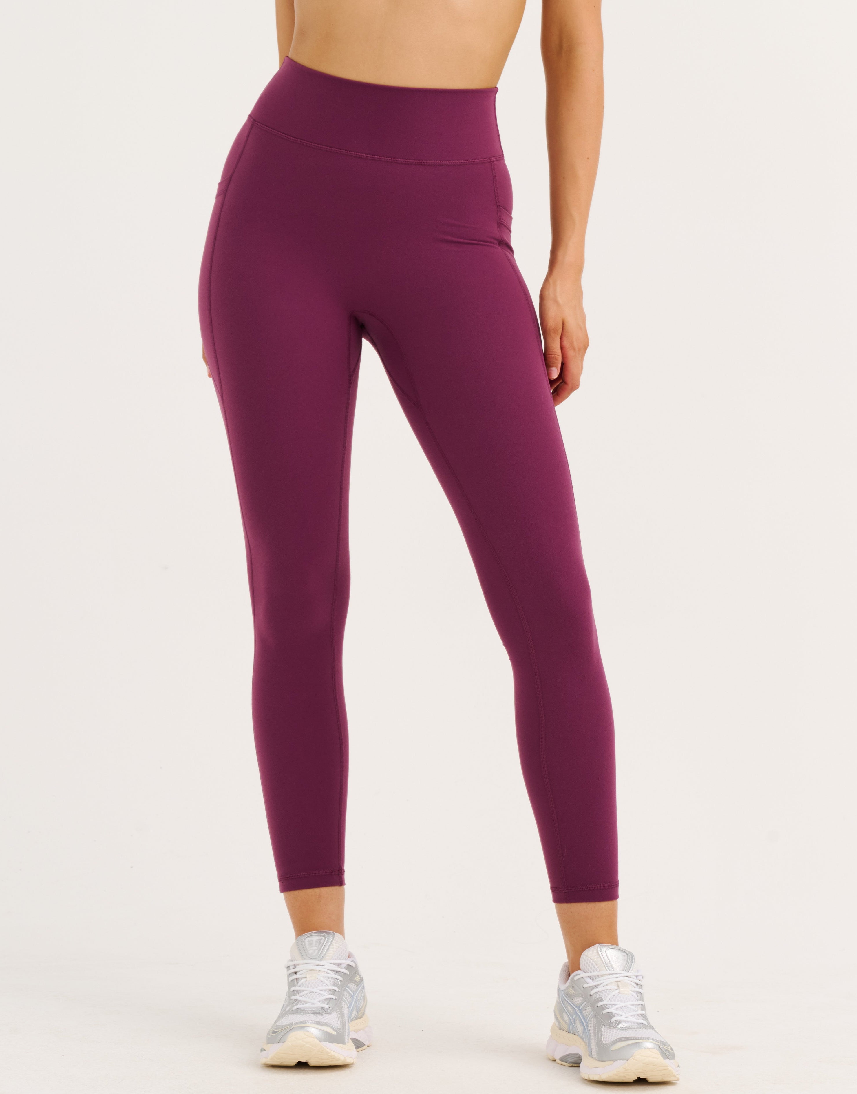 Ascend Pocket Leggings 25" - Blackberry