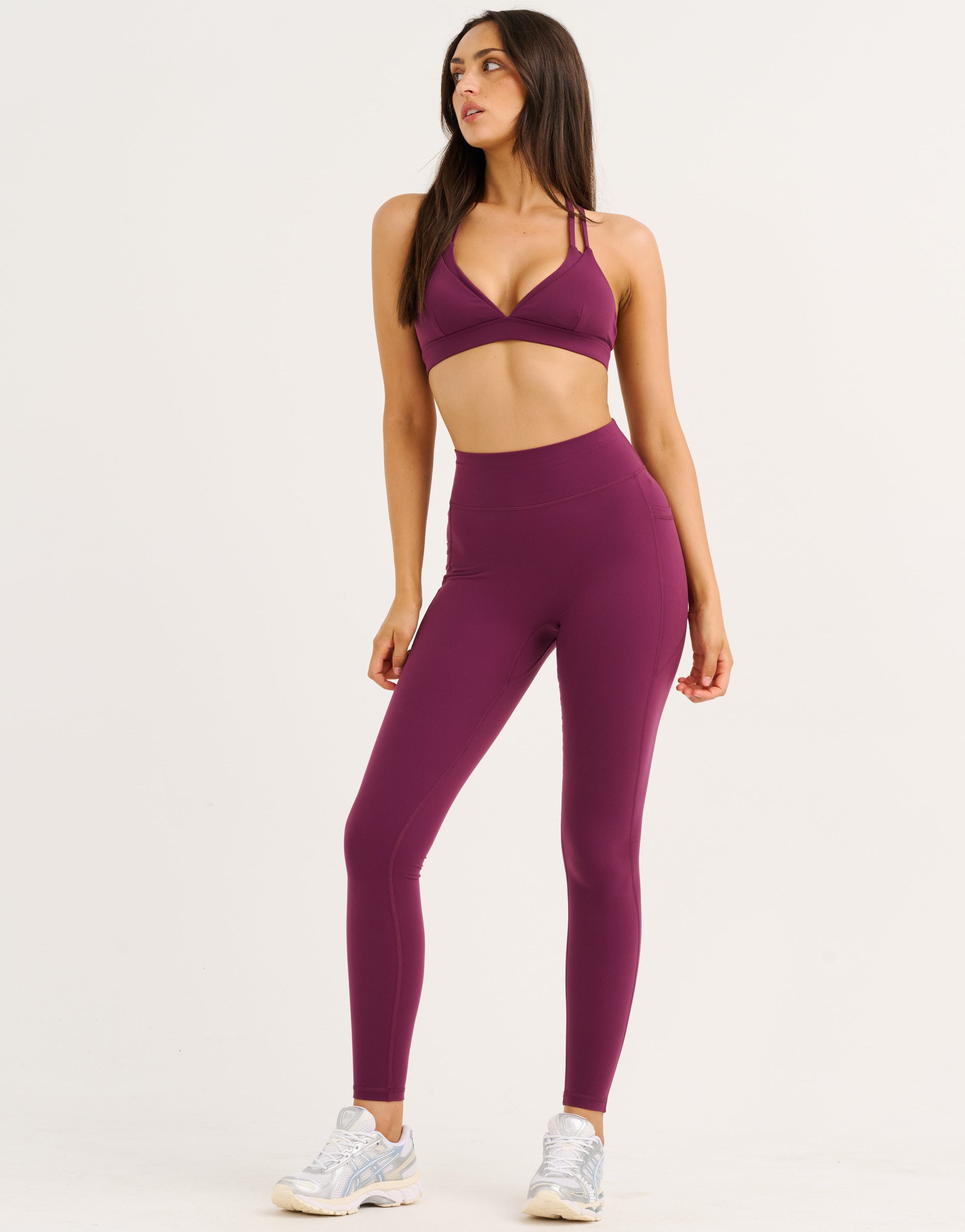 Ascend Pocket Leggings 28" - Blackberry