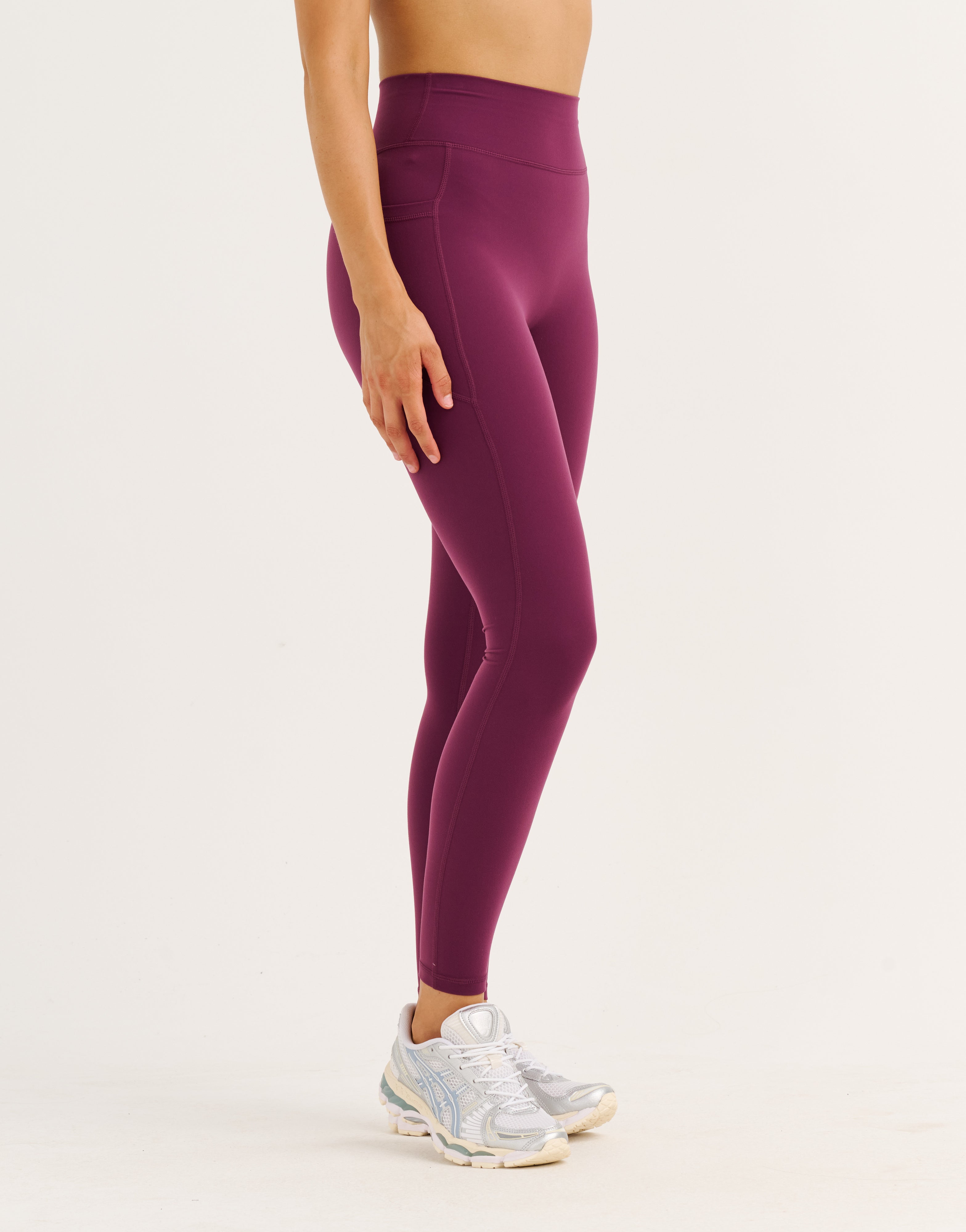Ascend Pocket Leggings 28" - Blackberry
