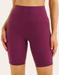 Ascend Pocket Shorts 8" - Blackberry