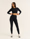 Arise Comfort Mid-Waist Leggings - Stealth Black