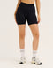Arise Scrunch Mid-Waist Shorts - Stealth Black