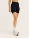 Arise Scrunch Mid-Waist Shorts - Stealth Black