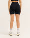 Arise Scrunch Mid-Waist Shorts - Stealth Black