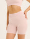 Arise Scrunch Mid-Waist Shorts - Mauve