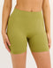 Arise Scrunch Mid-Waist Shorts - Olive