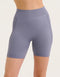 Arise Scrunch Mid-Waist Shorts - Washed Blue