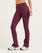 Arise Comfort Mid-Waist Flare Leggings - Blackberry