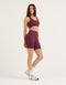 Arise Comfort Mid-Waist Shorts - Blackberry