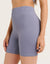 Arise Comfort Mid-Waist Shorts - Washed Blue