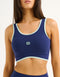 Mode Contrast Crop - Navy