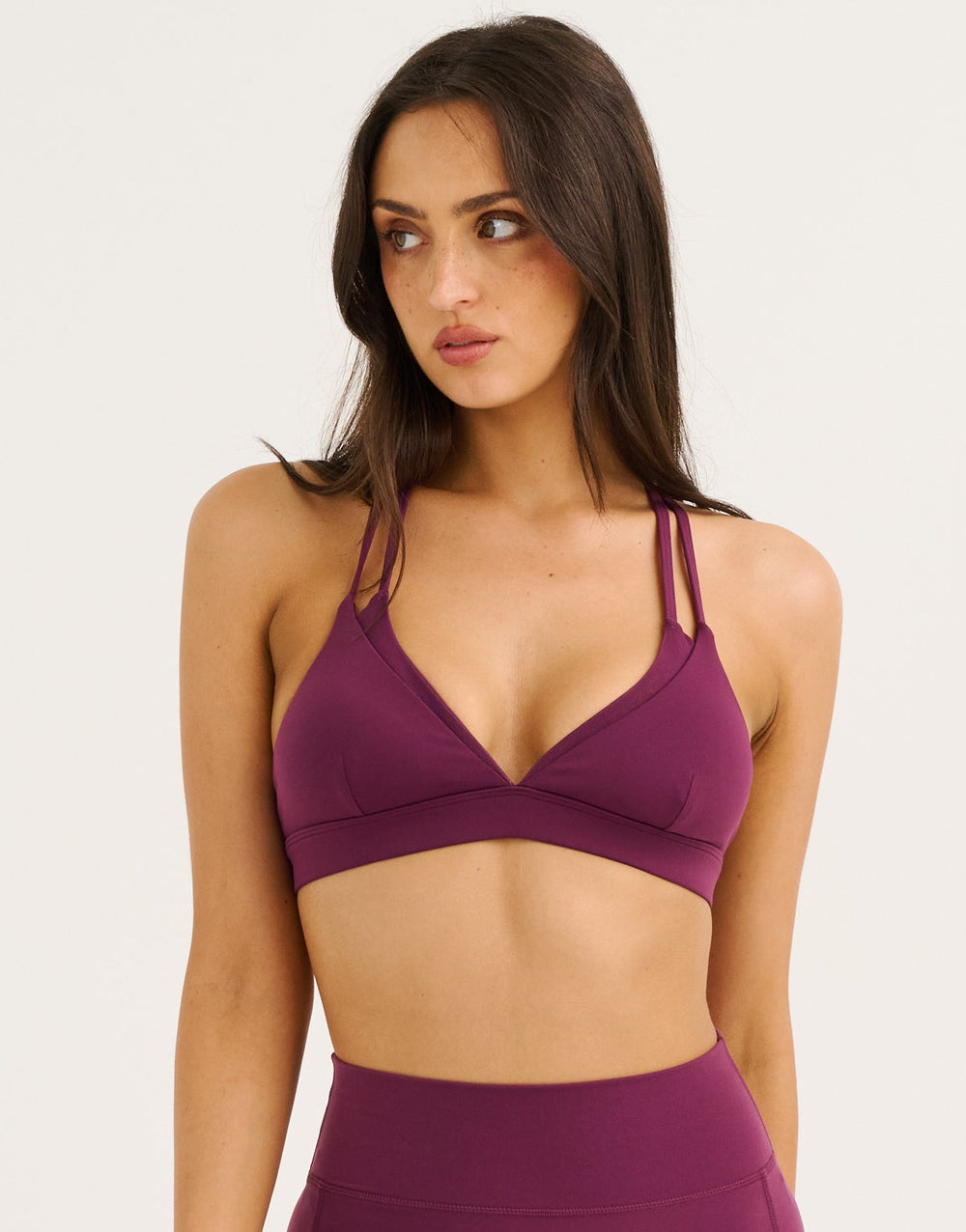 Core Layer Sports Bra - Blackberry
