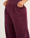 Elemental Wide Leg Sweatpants - Blackberry