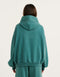 College Combed Fleece Hoodie - Teal