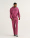 College Combed Fleece Hoodie - Plum