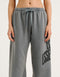 College Combed Fleece Wide Leg Sweatpant - Storm Grey