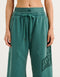 College Combed Fleece Wide Leg Sweatpant - Teal