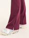 Flare Ribbed Leggings V2 - Blackberry