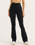 Flare Ribbed Leggings V2 - Black