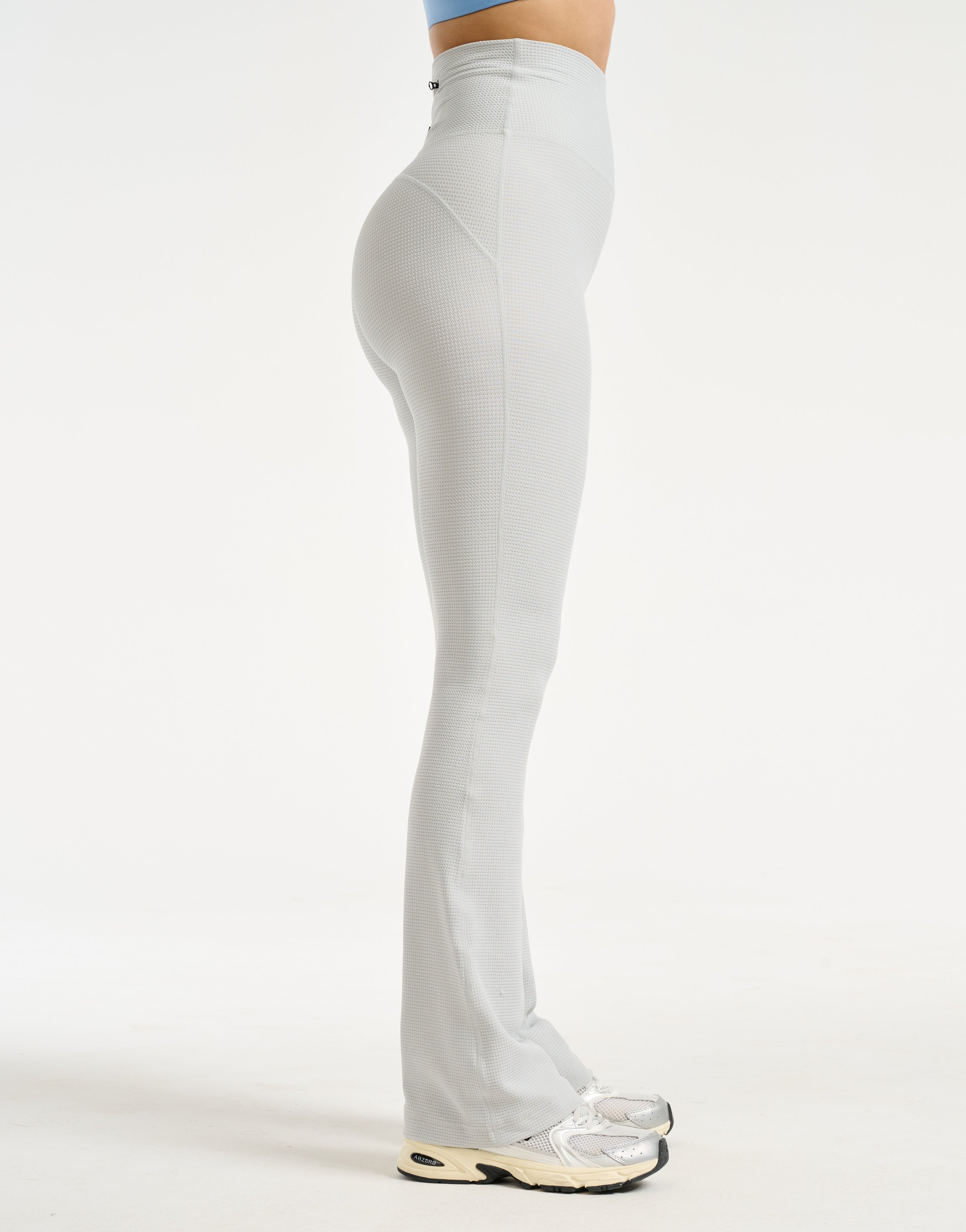 Flare Lounge Leggings - Micro Grey