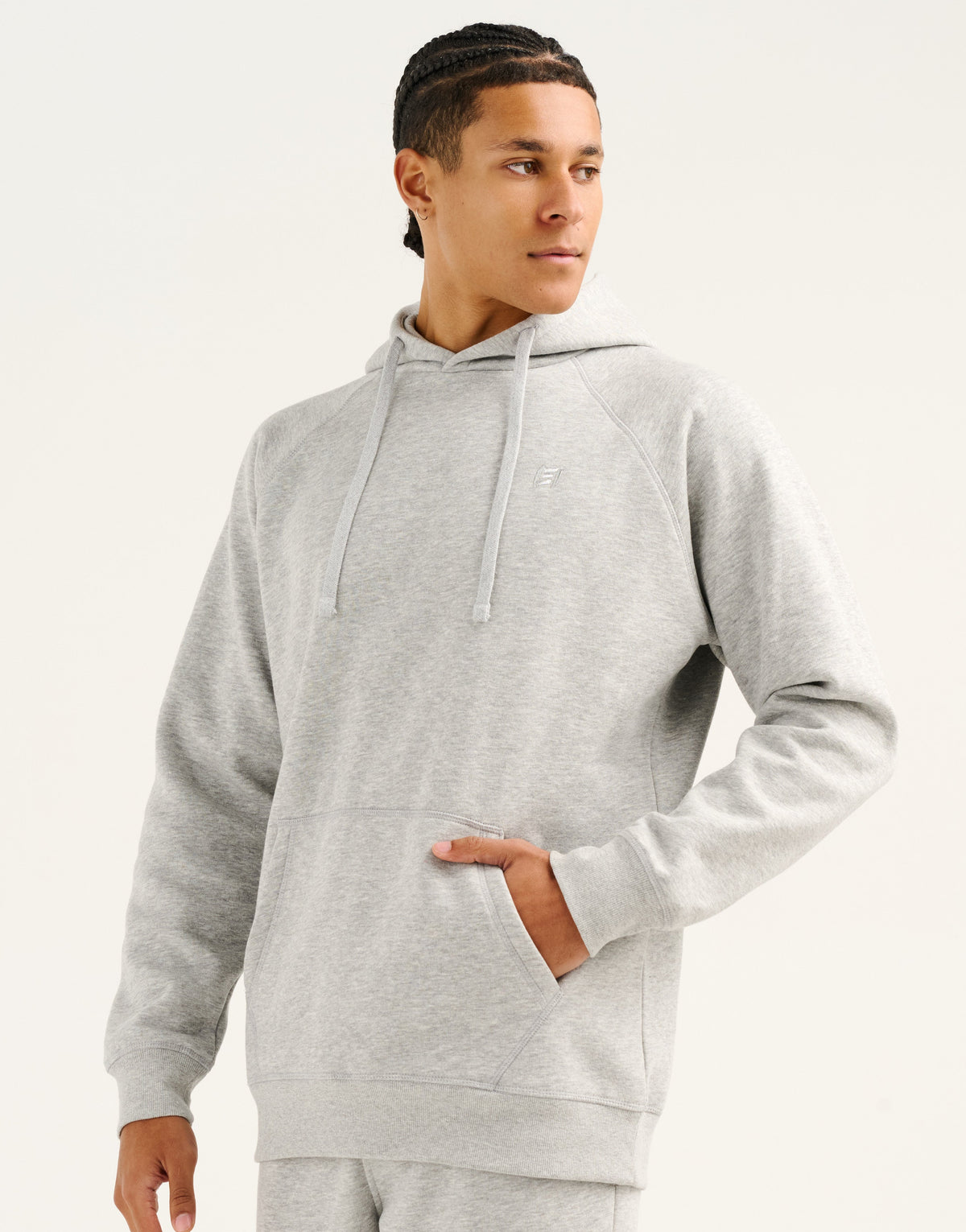 Recover Fleece Hoodie - Grey Marle