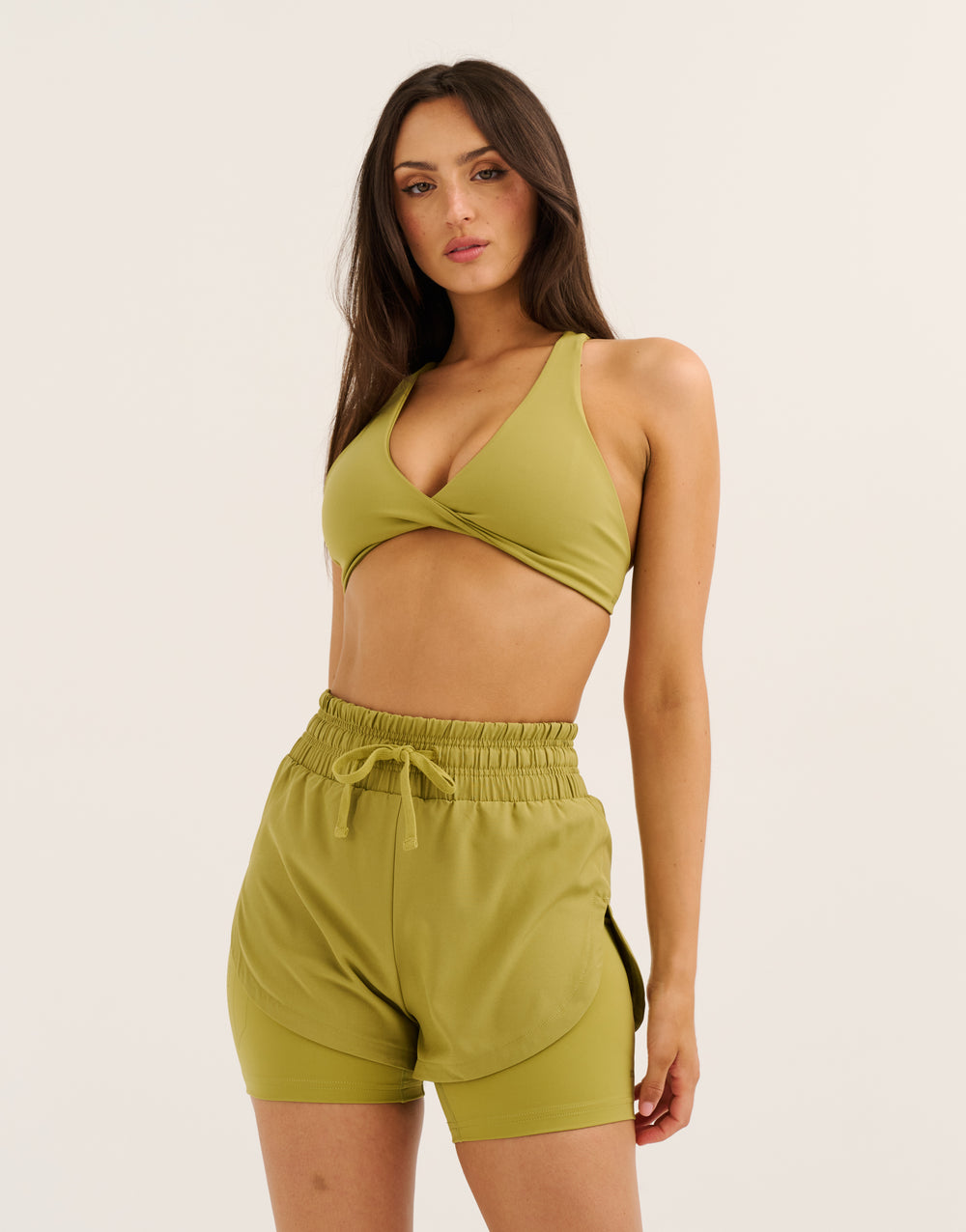 Freedom Running Shorts - Olive