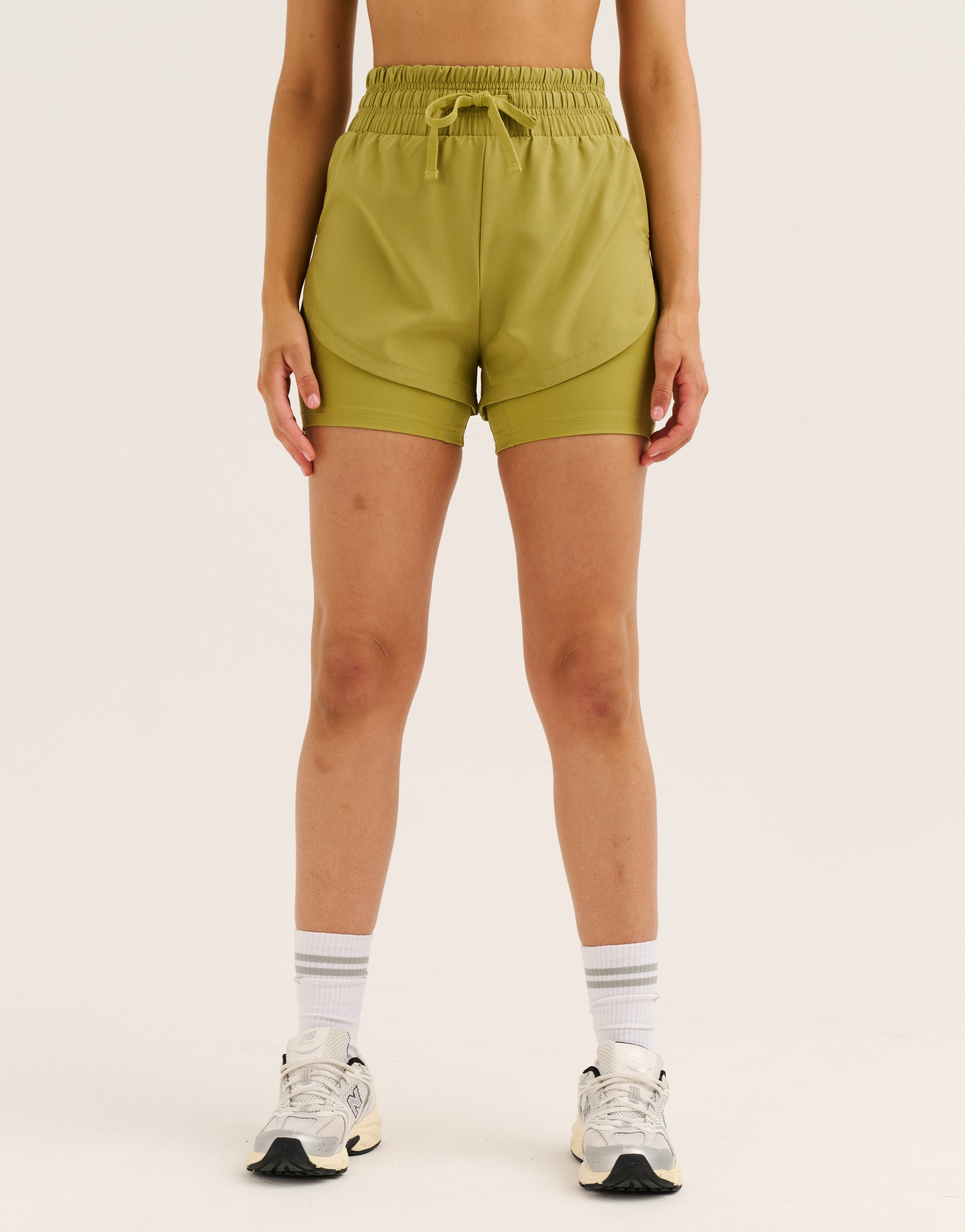 Freedom Running Shorts - Olive