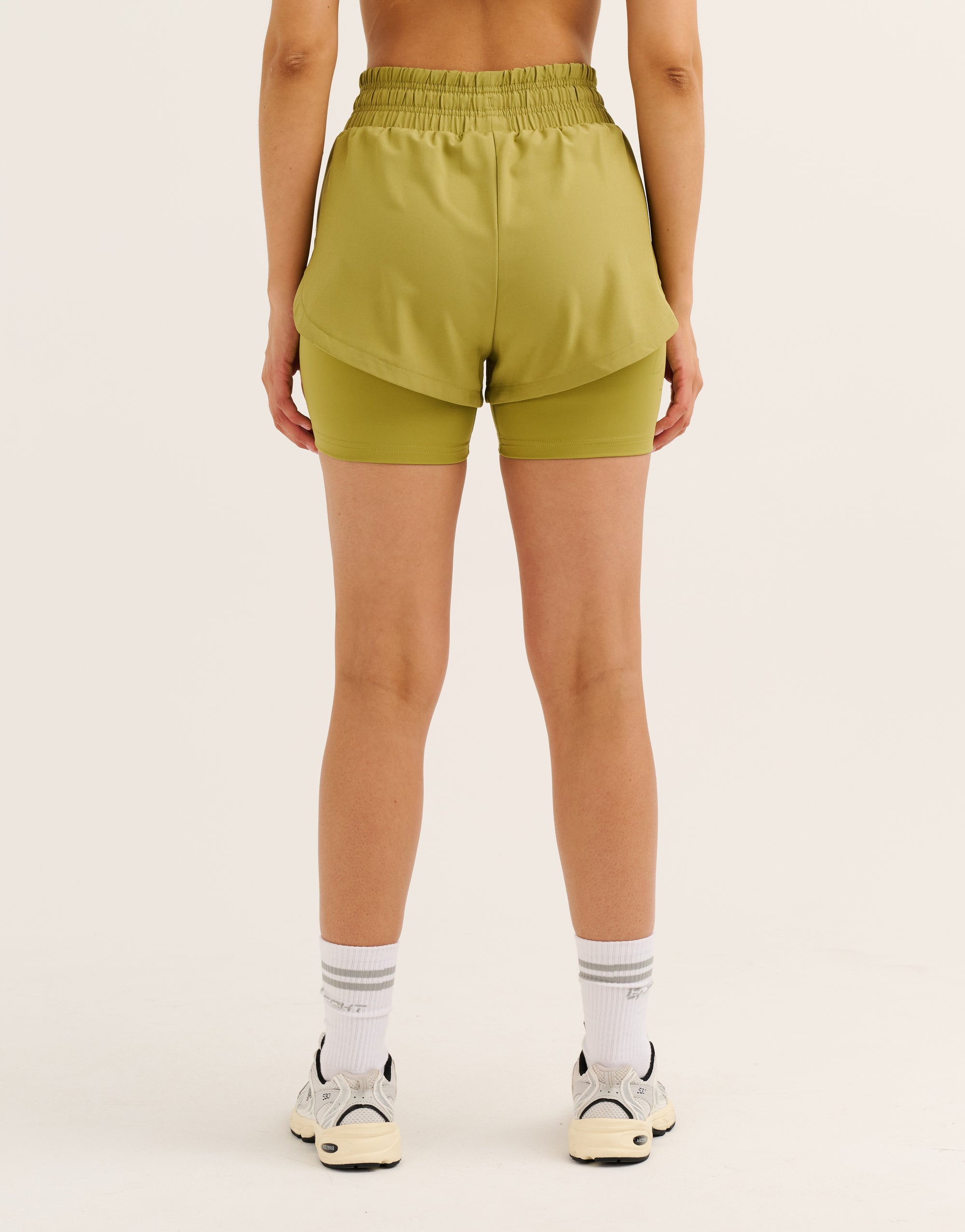 Freedom Running Shorts - Olive
