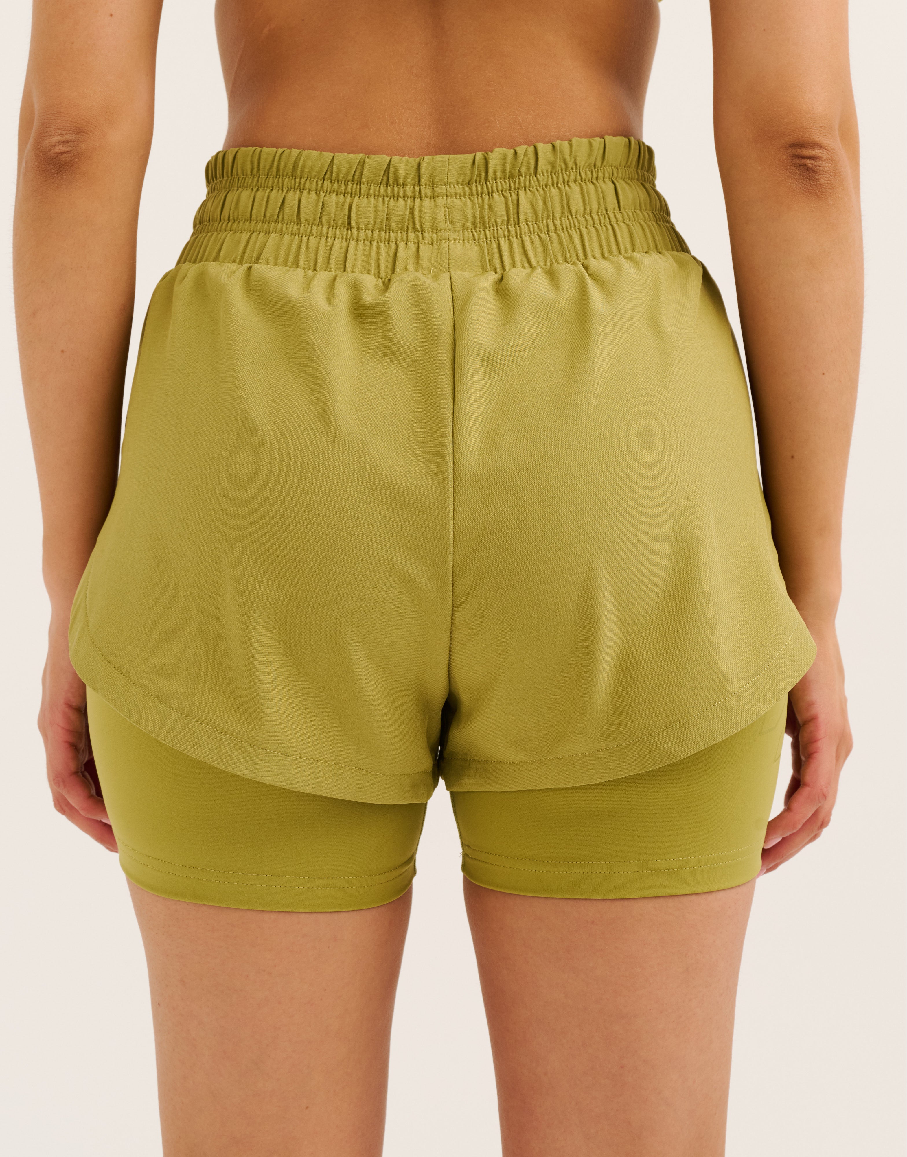 Freedom Running Shorts - Olive