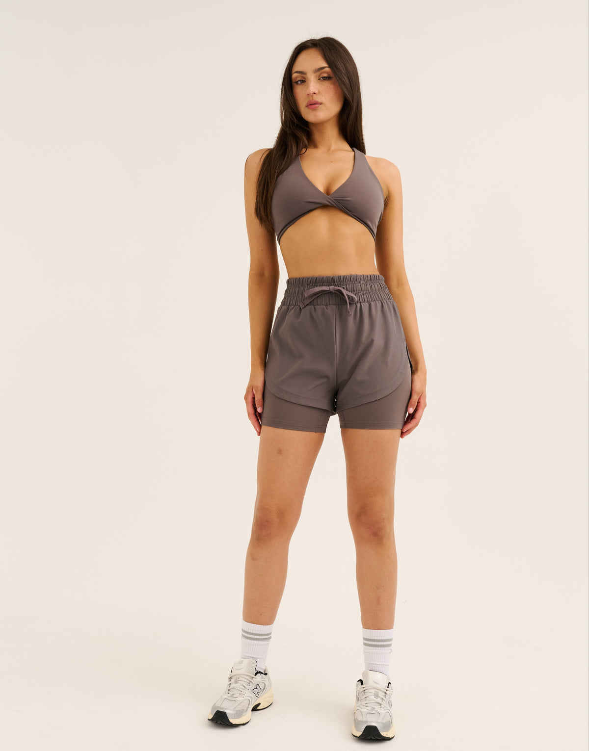 Freedom Running Shorts - Slate