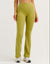 Lycra Invisible Scrunch Pocket Flare Leggings - Olive