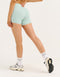 Lycra Invisible Scrunch Pocket Shorts - Mint