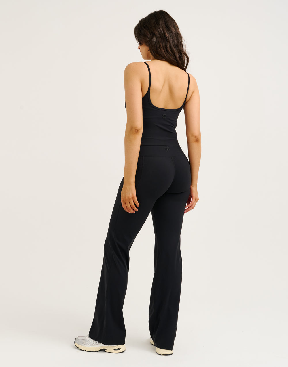 Lycra Invisible Scrunch Straight Leg Pant - Black