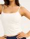 Lycra Seamless Tank - White