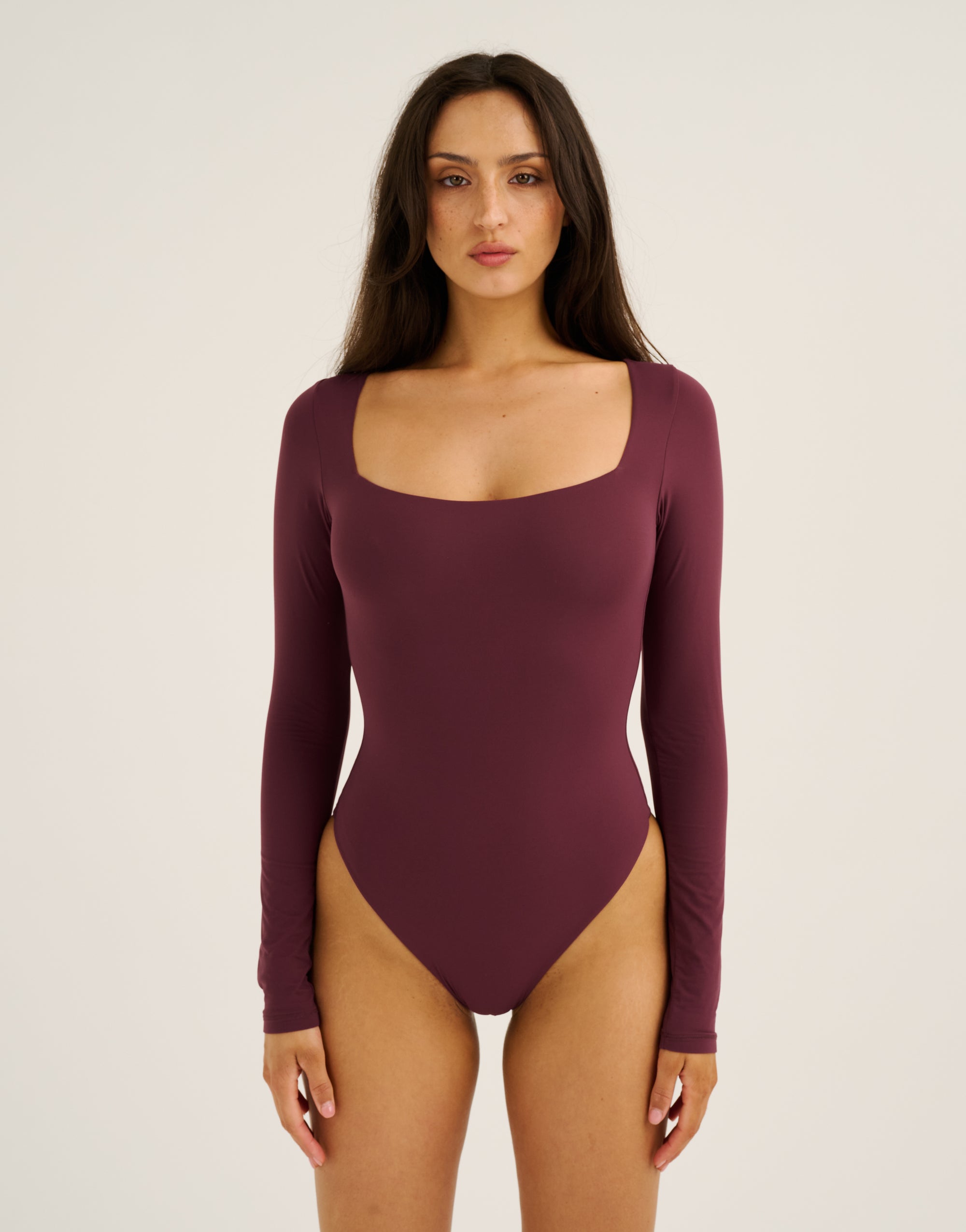 Elemental L Square Bodysuit - Blackberry