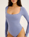 Elemental L Square Bodysuit - Washed Blue