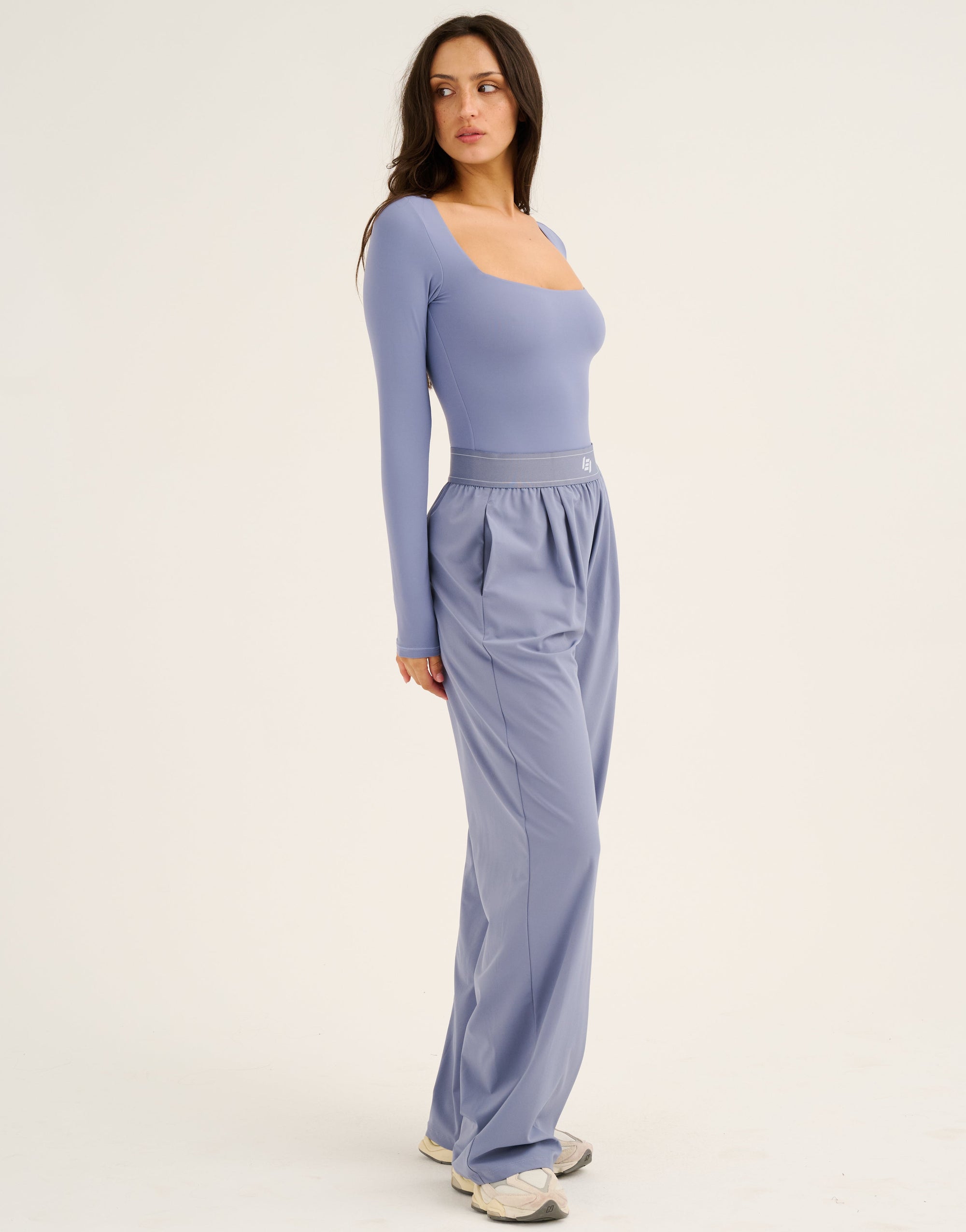 Elemental L Square Bodysuit - Washed Blue