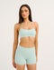 Lycra Seamless Halter Bra - Mint