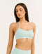 Lycra Seamless Halter Bra - Mint