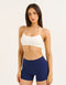 Lycra Seamless Halter Bra - White