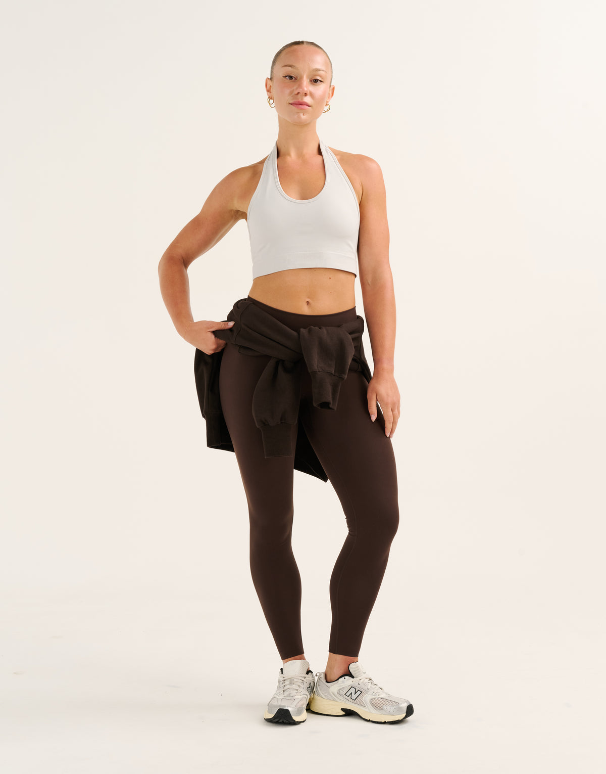 Lycra® Invisible Scrunch Leggings - Chocolate