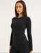 Lycra Seamless Long Sleeve - Black