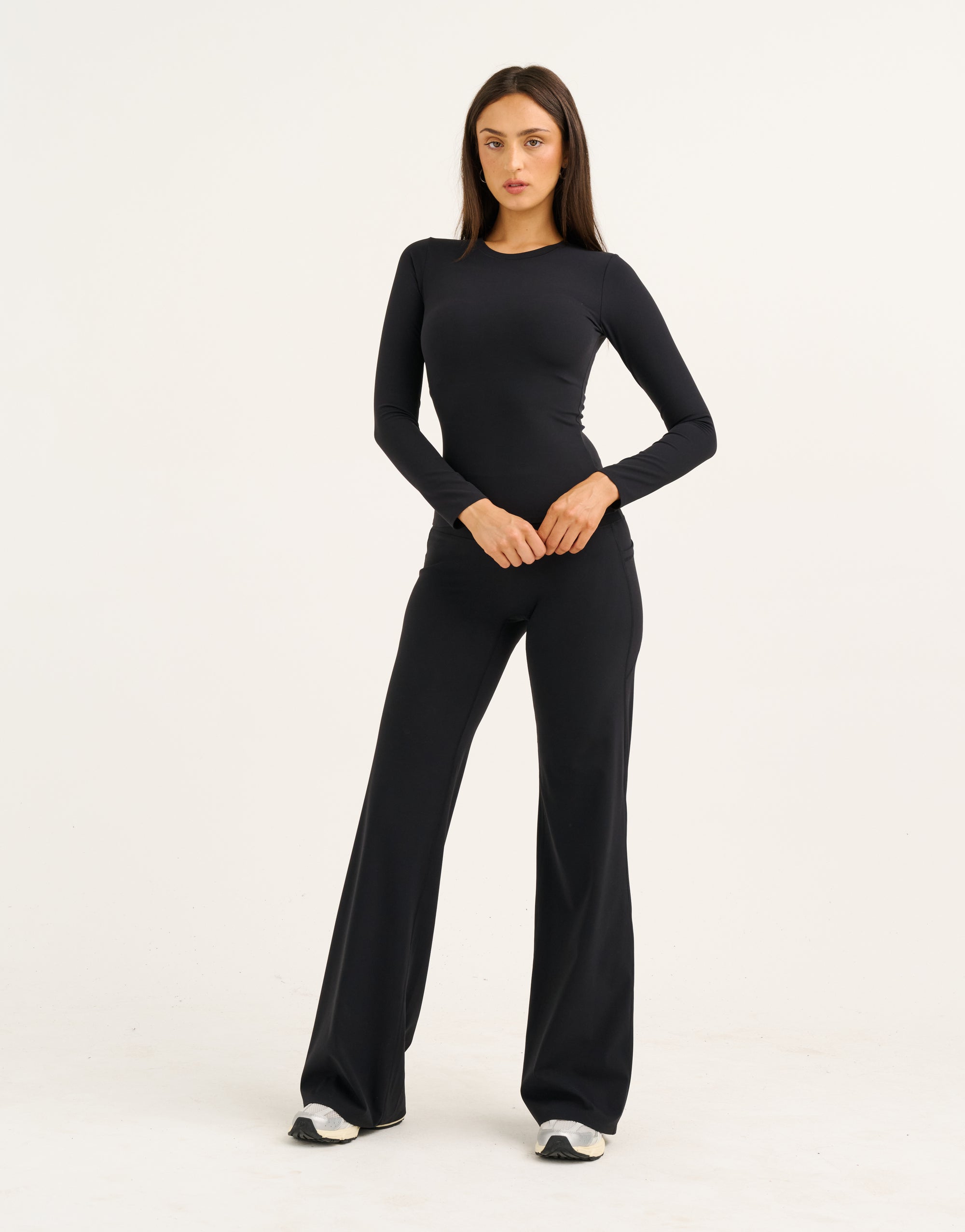 Lycra Seamless Long Sleeve - Black