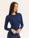 Lycra Seamless Long Sleeve - Navy