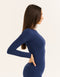Lycra Seamless Long Sleeve - Navy