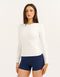 Lycra Seamless Long Sleeve - White