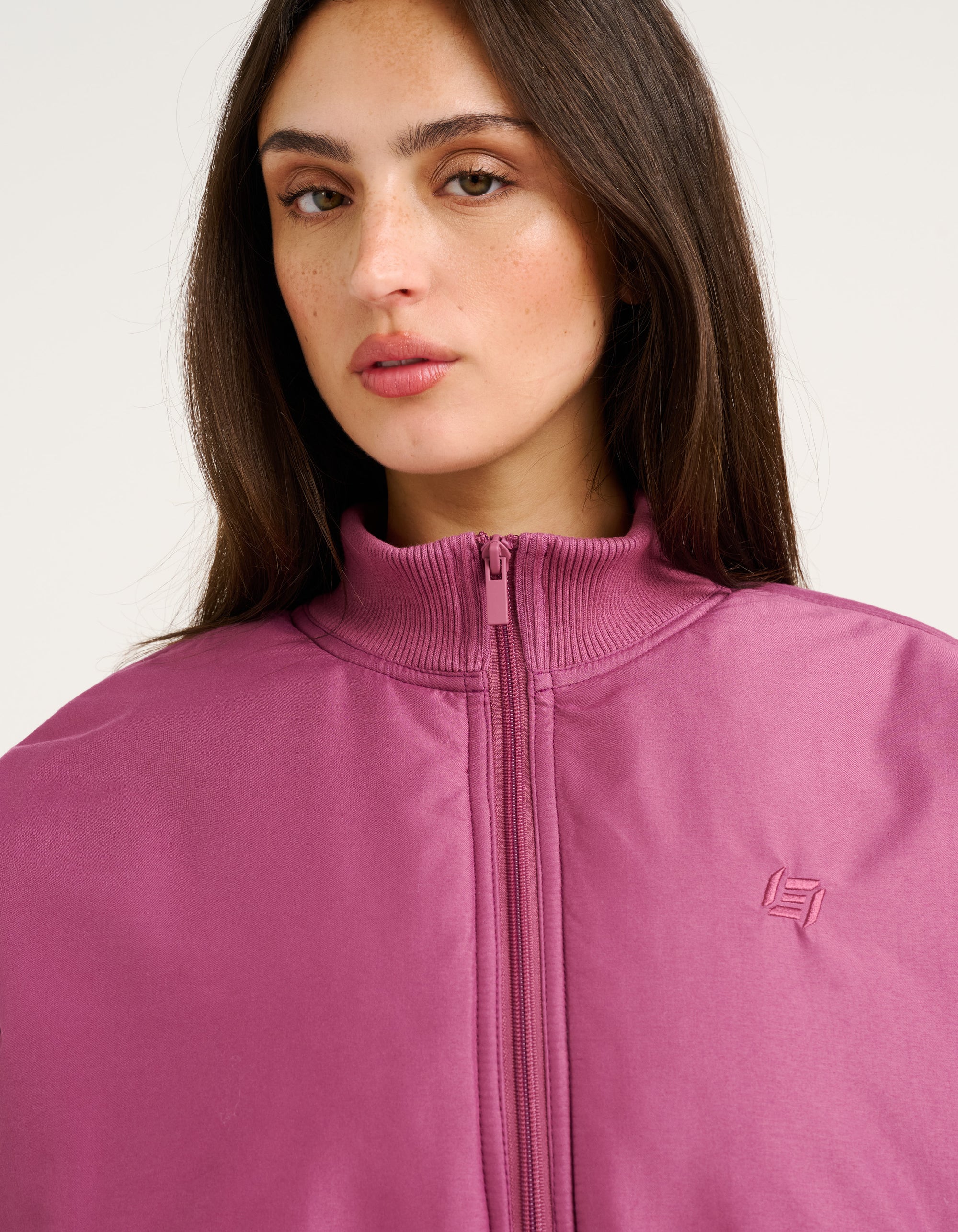 Tempo Pulse Bomber Jacket - Plum