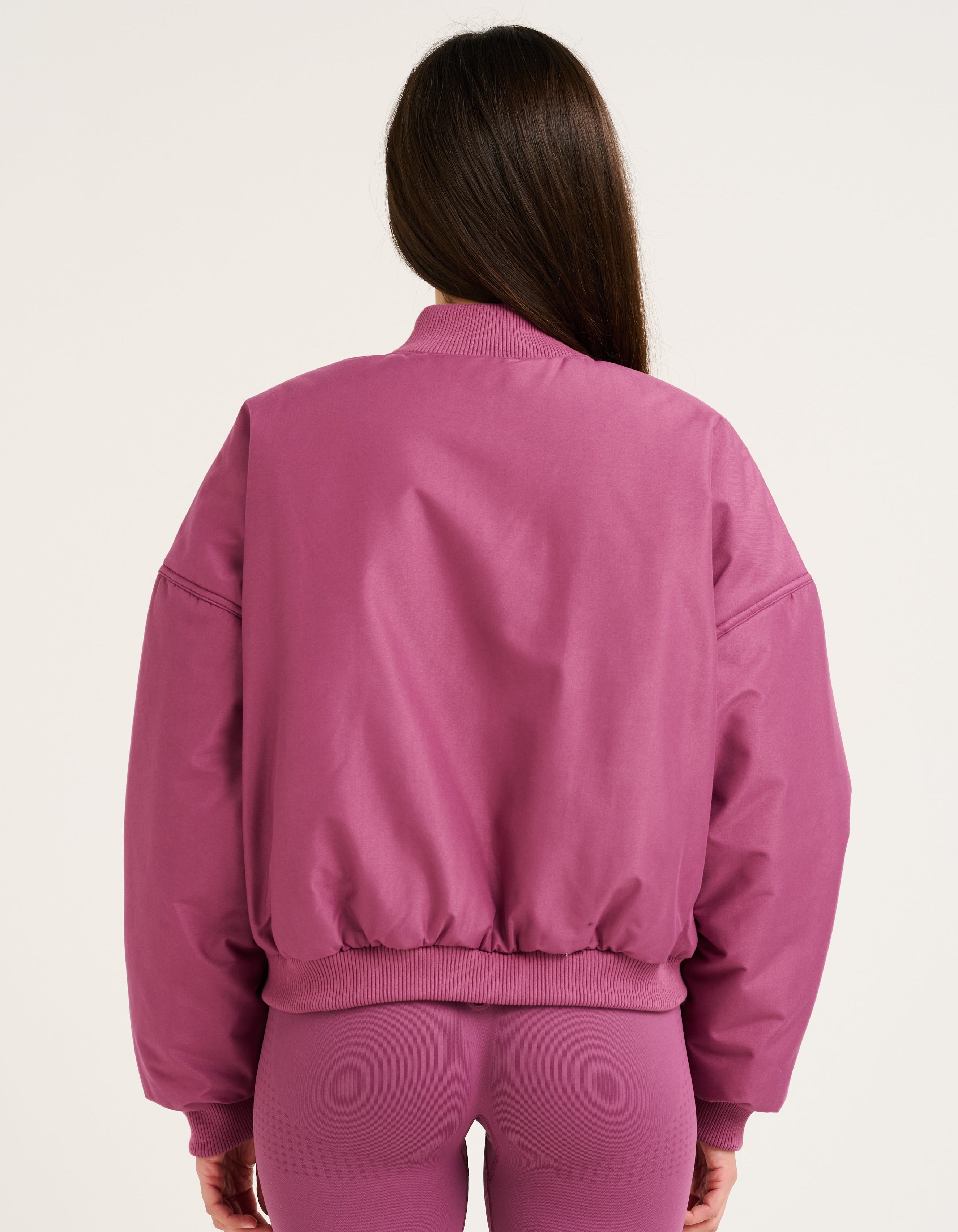 Tempo Pulse Bomber Jacket - Plum