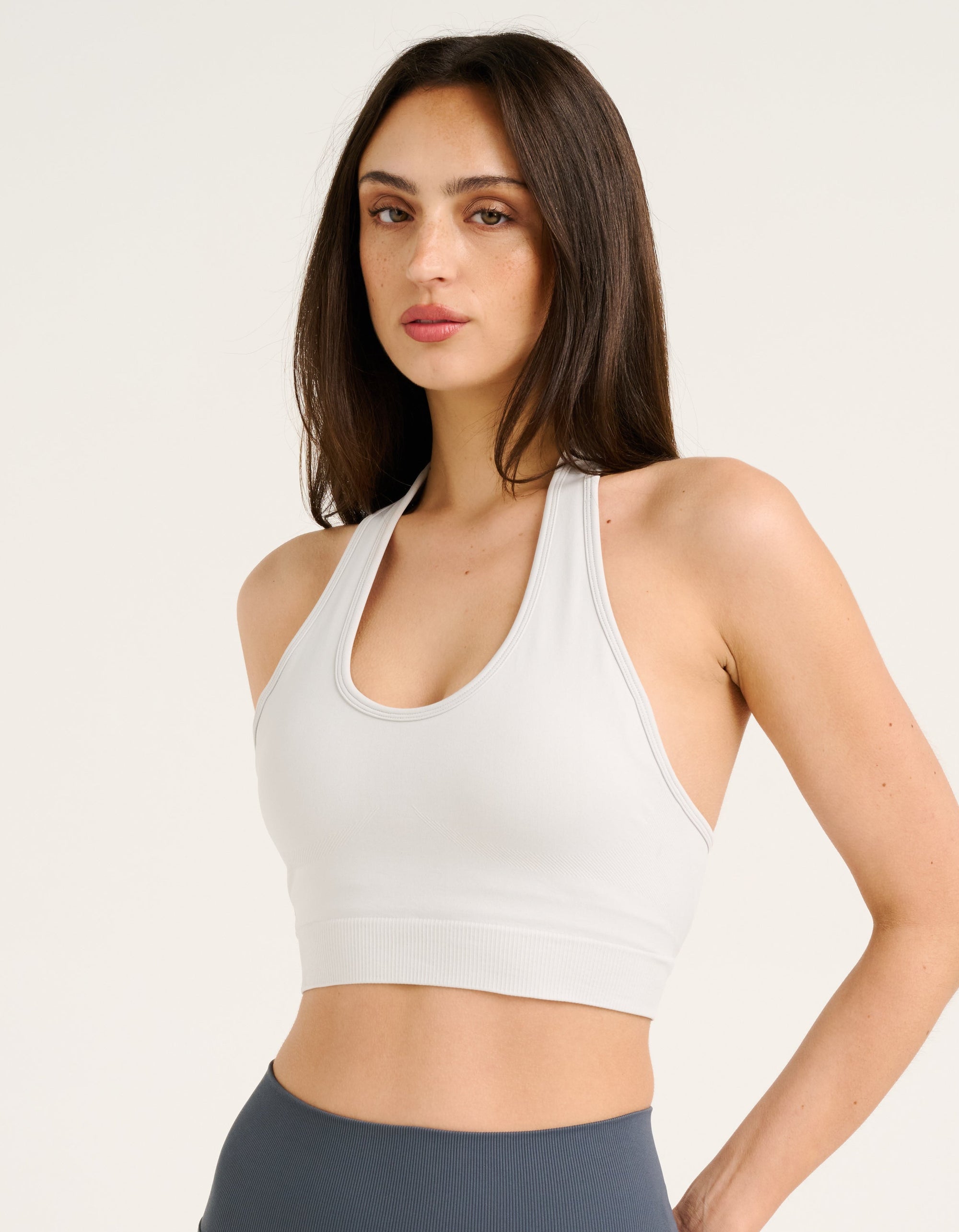 Tempo Pulse Halter Bra - Glacier