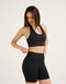 Tempo Pulse Halter Bra - Phantom Black